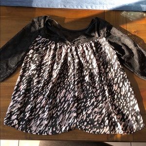 Leopard print blouse